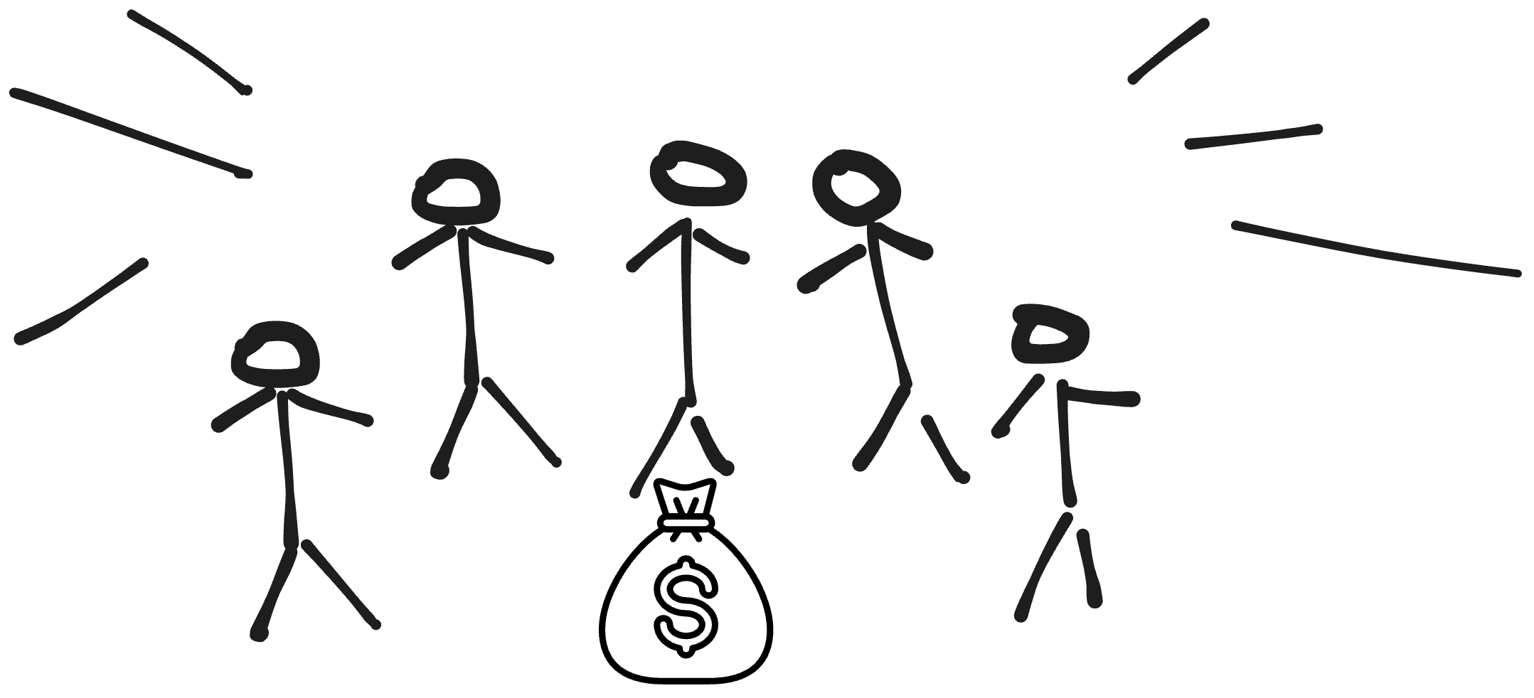 Maker-taker coin game
